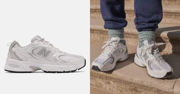 2024銀色系球鞋推薦：New Balance 530，NT$3,080