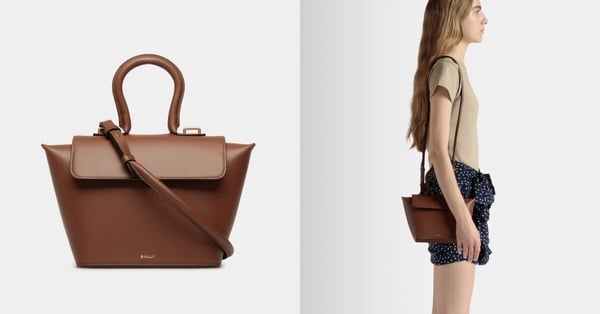 2024母親節精品包推薦5:Bally Belle提把包,NT$62,000