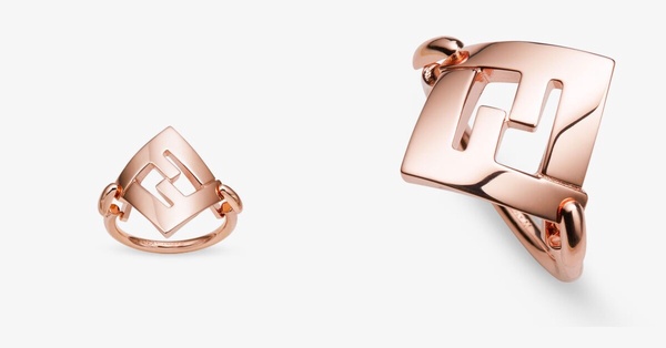 2024經典「入門精品戒指」推薦6:FENDI Forever FENDI戒指,NT$16,000