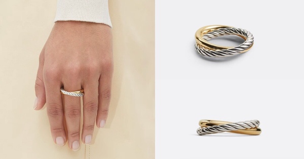 2024經典「入門精品戒指」推薦10:Bottega Veneta Twist,NT$18,600