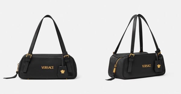 2024輕奢包推薦：VERSACE Tag Bowling肩背包