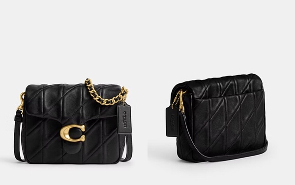 2024輕奢包推薦：Coach TIMES SQUARE TABBY 17 絎縫單肩手袋