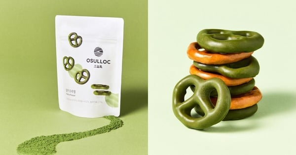 2024 Olive Young必囤低卡零食推薦:OSULLOC抹茶蝴蝶餅