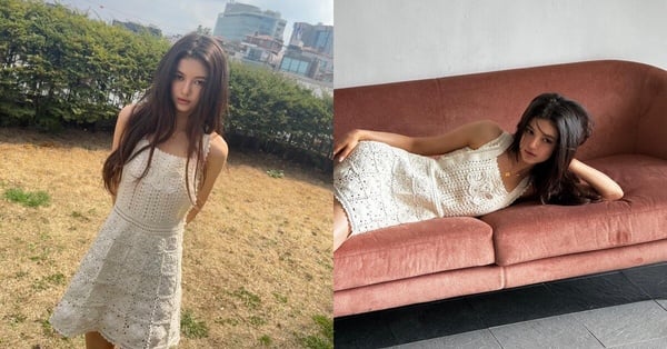 白色裙子穿搭示範2:NewJeans DANIELLE