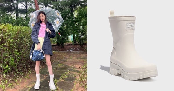 韓國Rockfish必買鞋款推薦：FLATFORM RAIN BOOTS MIDDLE，韓幣143,000（約NT$3,385）