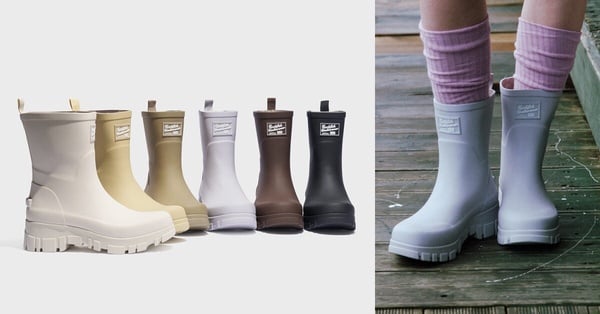 韓國Rockfish必買鞋款推薦：FLATFORM RAIN BOOTS MIDDLE，韓幣143,000（約NT$3,385）