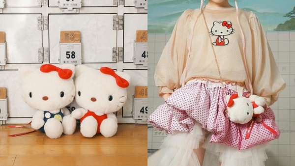 可愛爆擊！「Hello Kitty 50周年大玩偶」新登場，70公分趴姿必收，再推BEAMS聯名系列