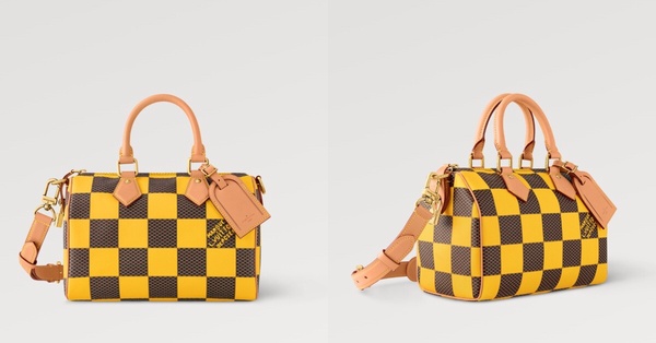 BLACKPINK Lisa愛用精品包:Louis Vuitton Speedy 25 Bandoulière Damier Pop,NT$92,500