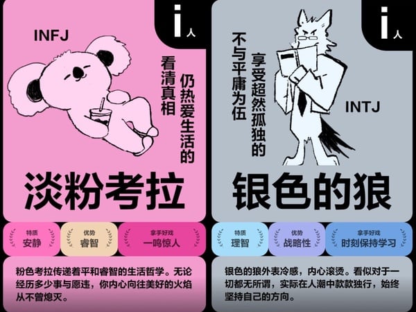 你是I人還E人?爆紅「動物人格MBTI」測驗!6道題目神準測出你的特質優勢、人格關係圖