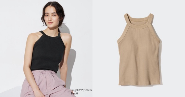 UNIQLO必收4：繞頸削肩BRATOP坦克背心，原價NT$790