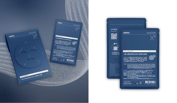 外泌體保養品「面膜」推薦3：AKIMIA 3重泌體乾式微電流面膜