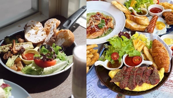 台中早午餐推薦17間：威士忌炒野菇早午餐、口水雞炸饅頭、厚蛋燒
