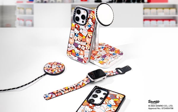 Hello Kitty變身CASETiFY周邊,可愛通通收!