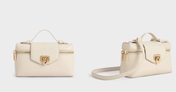 CHARLES＆KEITH官網必買推薦3：Arwen 箱型手提包 ，NT$2,190