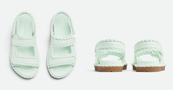 2024夏季精品涼鞋推薦4:Bottega Veneta Jack 橡膠休閒鞋,NT$38,700