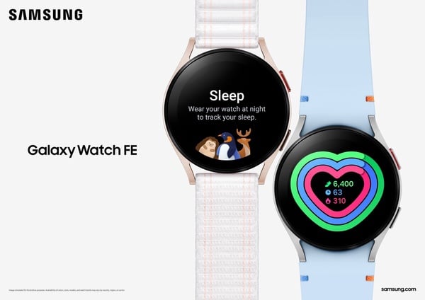 三星「Galaxy Watch FE」登場!推曜石黑、玫瑰金、星夜銀三色、入手價格超親民!