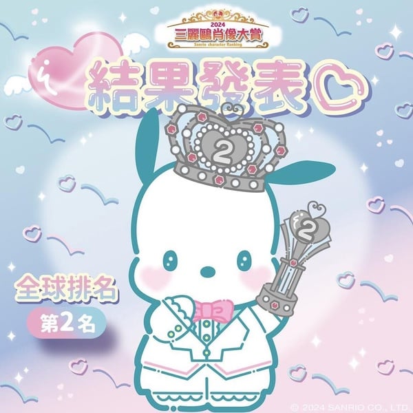 三麗鷗「2024肖像大賞」全球排名公開！