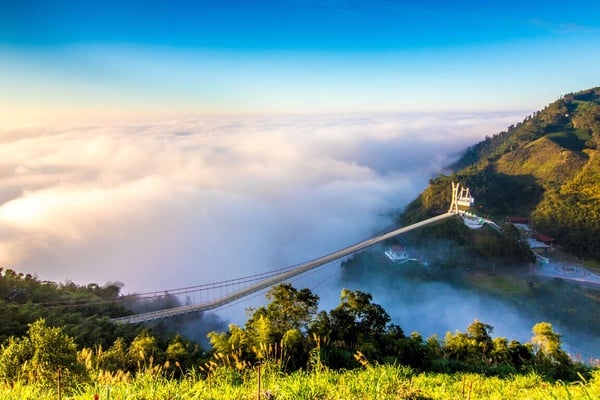 嘉義景點推薦!全台最高的景觀吊橋「太平雲梯」