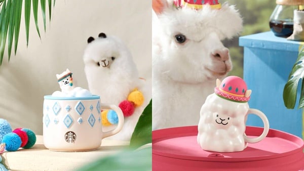 星巴克「羊駝夏日樂園」星杯登場！立體羊駝馬克杯、羊駝粉色吸管杯、保溫杯禮盒超欠收