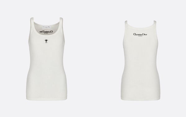 2024最新LOGO白背心推薦：Dior背心，NT$31,000