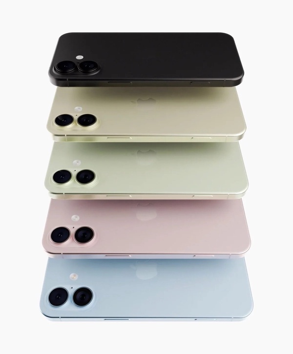 iPhone 16新機曝光搶先看！iPhone 16顏色有粉紫、寶寶藍、檸檬黃，相機變垂直鏡頭