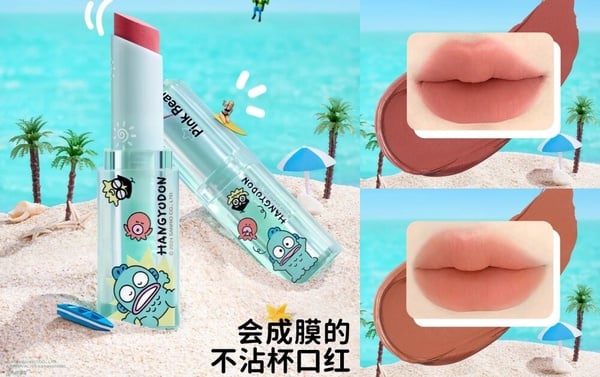 2024最新卡通聯名系列彩妝：PinkBear皮可熊 X 人魚漢頓HANGYODON