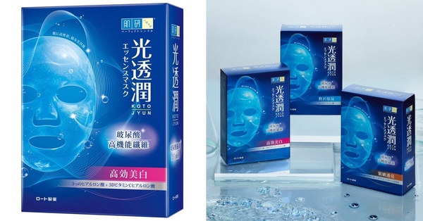 Threads人氣開架美白面膜推薦2.肌研光透潤 玻尿酸纖維美白面膜