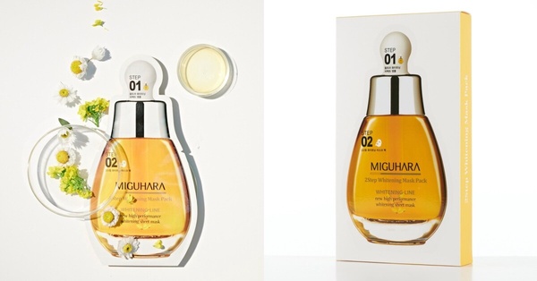 Threads人氣開架美白面膜推薦3.MIGUHARA 3步驟亮白面膜