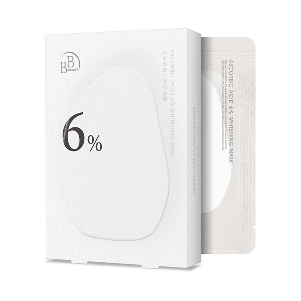 Threads人氣開架美白面膜推薦4.BB Amino 科研 6%維他命C 淨白面膜