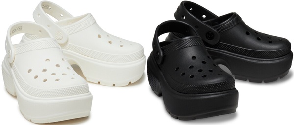 CROCS Stomp Clogs白色/黑色，NT$2,380