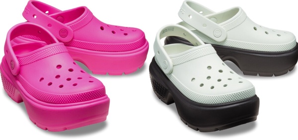 CROCS Stomp Clogs粉色/黑底，NT$2,380