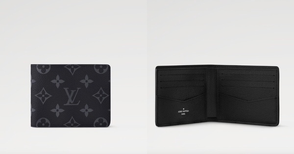 黑色短夾推薦2:Louis Vuitton Slender錢包,NT$16,400