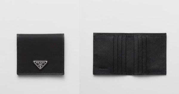 黑色短夾推薦7:Prada Re-Nylon 錢包,NT$20,000