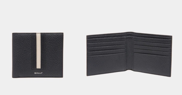 黑色短夾推薦15:BALLY Ribbon短夾 ,NT$12,600