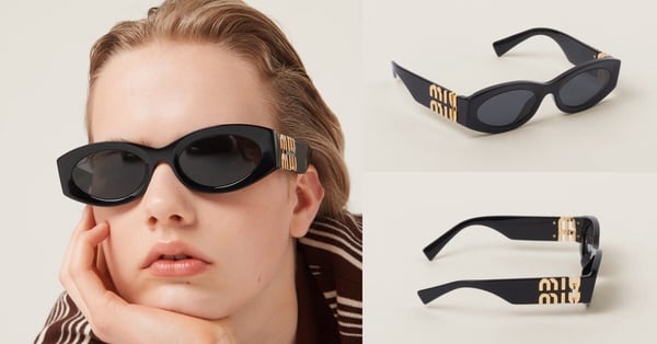 2024精品墨鏡推薦7：Miu Miu眼鏡系列太陽眼鏡，NT$16,000