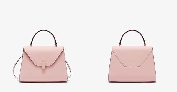 2024粉色包包推薦8：Valextra Iside Top Handle Medium Bag，NT$155,000