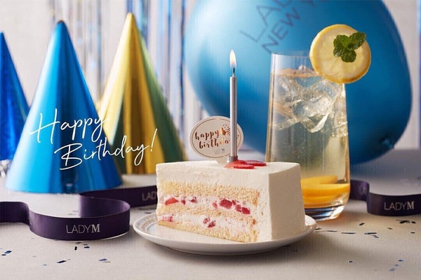 8月生日優惠餐廳:LADY M-專屬壽星蛋糕組合8折