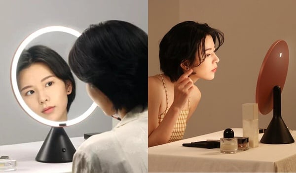 六款網友好評LED化妝鏡推薦！收納二合一化妝鏡、舒緩睡眠化妝鏡