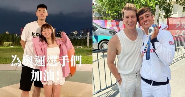 巴黎奧運選手「高顏值另一半」曝光：唐嘉鴻老婆、跳水王子Tom Daley老公長相不輸明星