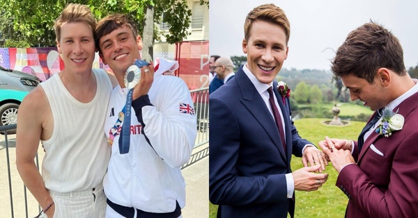 巴黎奧運選手「高顏值愛侶」：英國跳水王子Tom Daley＆老公Dustin Lance Black