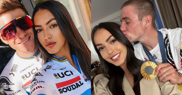 巴黎奧運選手「高顏值愛侶」：比利時自行車選手選手Remco Evenepoel＆老婆Oumi