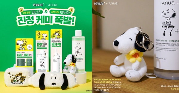 2024聯名保養彩妝推薦：ANUA x Peanuts