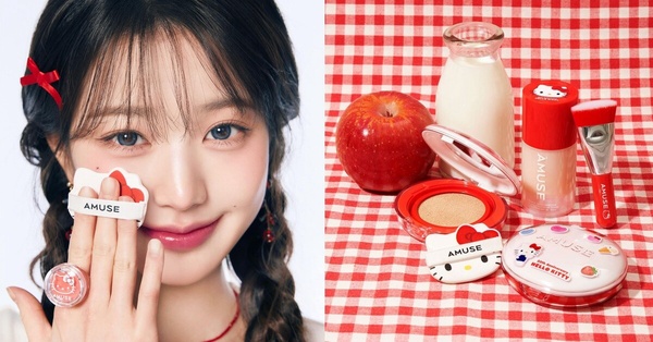 2024聯名保養彩妝推薦：AMUSE x Hello Kitty