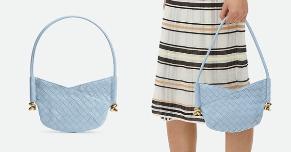 2024天空藍精品包推薦:Bottega Veneta Mini Solstice,NT$79,400