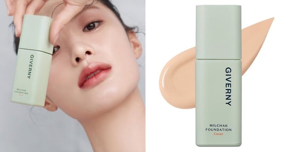 Olive Young開架粉底液推薦：GIVERNY 極緻絲光持妝粉底液