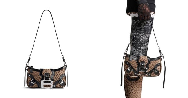 2024最新精品老花包：Balenciaga ESSEX 肩背包​，NT$64,000