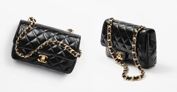CHANEL香奈兒「黑色精品包」推薦：口蓋包，NT$207,200