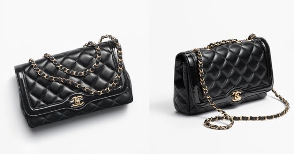 CHANEL香奈兒「黑色精品包」推薦：口蓋包，NT$214,300
