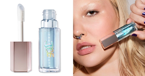夏天冰透藍唇彩/護唇油推薦：FENTY Beauty GLOSS BOMB ICE COOLING LIP LUMINIZER