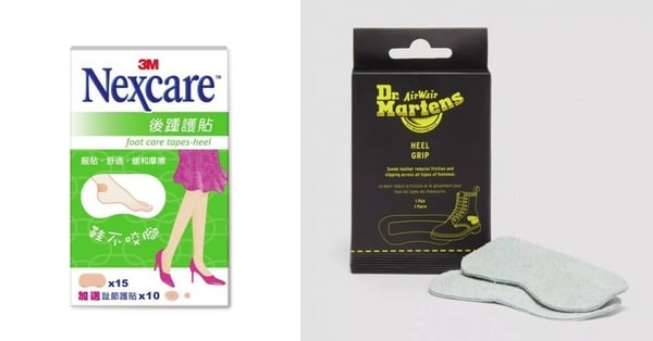 馬丁鞋防磨腳辦法：腳後跟處貼防磨貼片